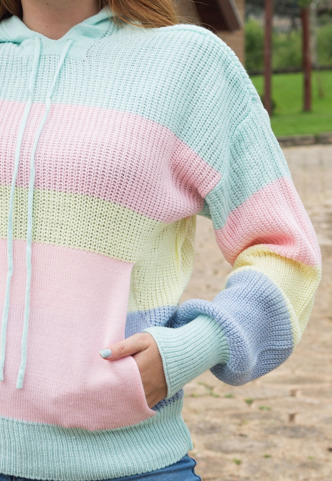 blusa tricot candy color